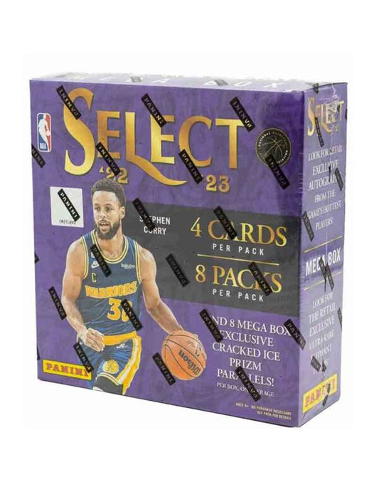 2022-23 Panini Select Basketball 32-Card Mega Box (Exclusive Cracked Ice Prizms)
