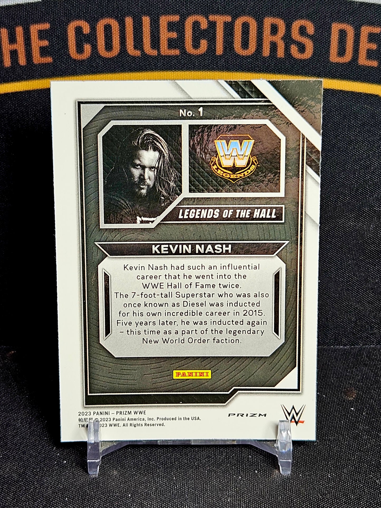 2023 Panini WWE Prizm Kevin Nash Legends of the Hall Silver Disco Prizm