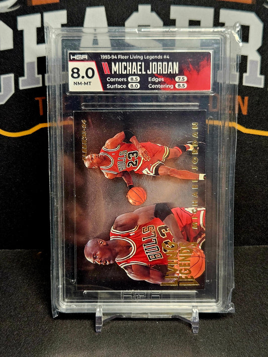 Michael Jordan 1993-94 Fleer Living Legends #4 HGA 8 NM-MT
