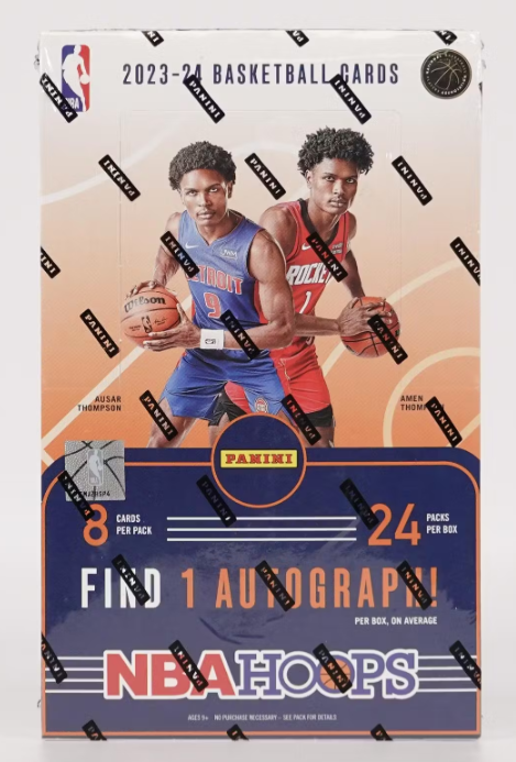 2023-24 PANINI NBA HOOPS BASKETBALL HOBBY BOX