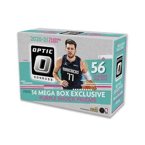 2020-21 Panini Donruss Optic Basketball Mega 56-Card Box (Purple Shock Prizms!)