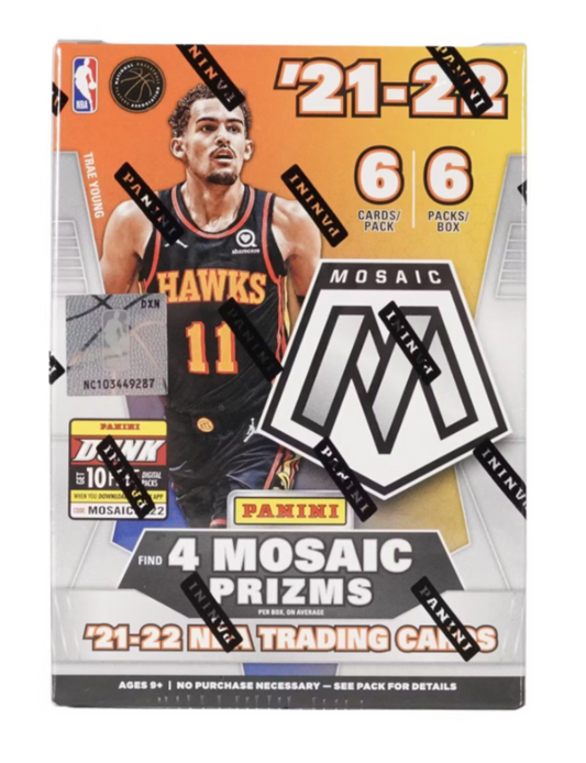 2021-22 Panini Mosaic Basketball 6-Pack Blaster Box