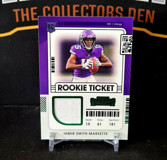 2021 Panini Contenders Football IMHIR SMITH-MARSETTE Rookie Ticket Swatch #ISM
