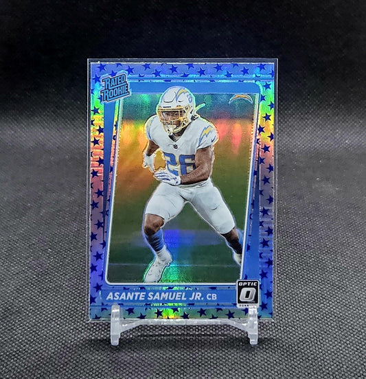 2021 Optic Football Asante Samuel Jr Rated Rookie Stars Prizm #272 Chargers