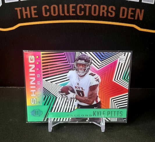 2021 Illusions Football KYLE PITTS Rookie Shining Stars Acetate Emerald -Falcons