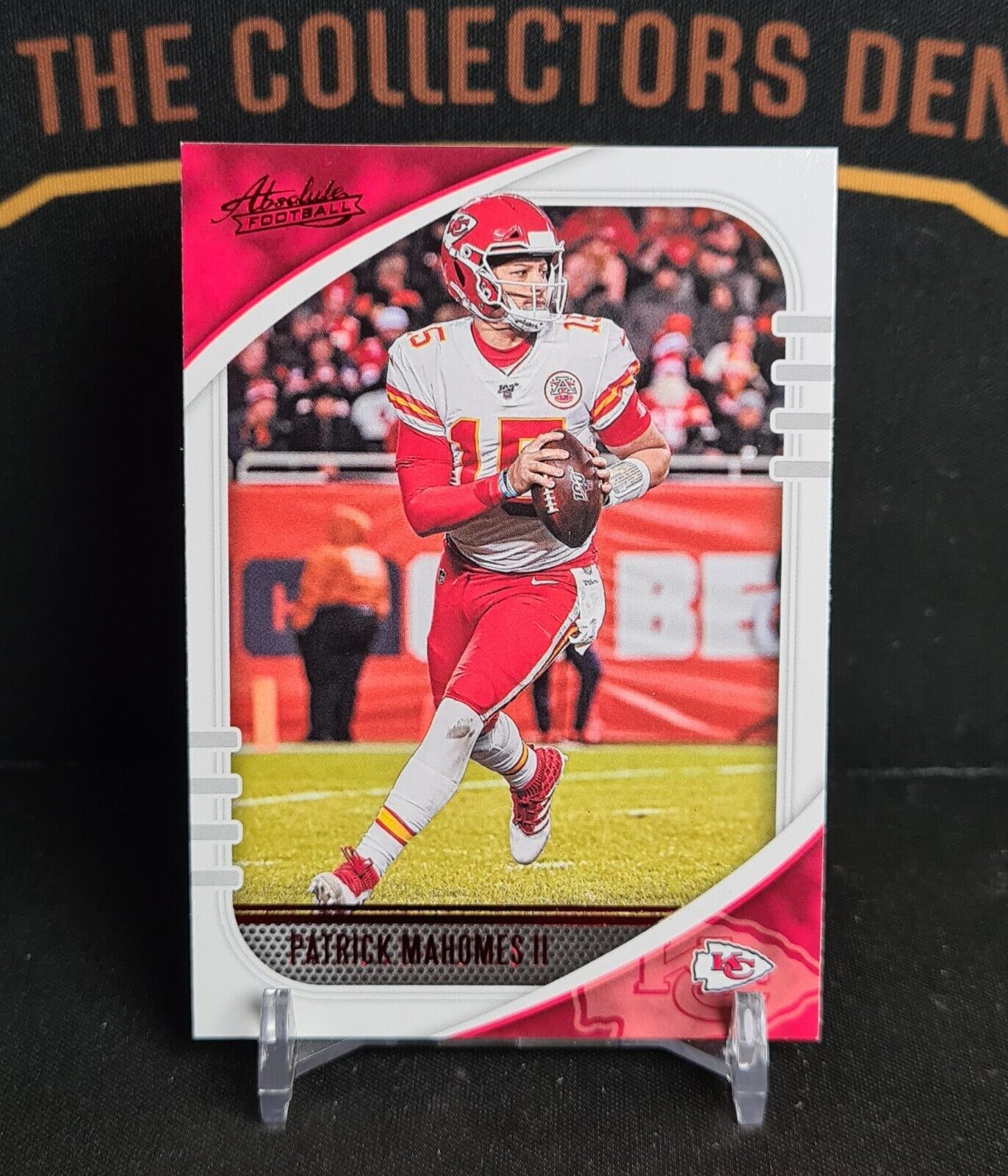 Patrick Mahomes 2020 Absolute Football Red Foil Parallel