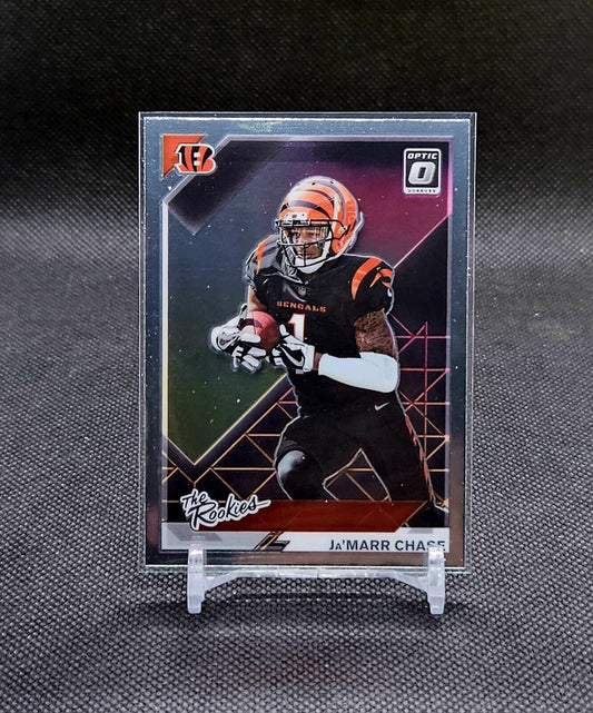 Ja'Marr Chase 2021 Optic Football The Rookies RC #TR-7 Bengals