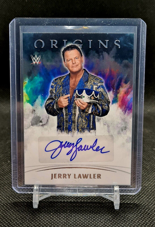 Jerry The King Lawler WWE Chronicles Origins Autograph - Wrestling Legends